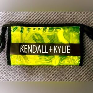 NEW Kendall + Kylie Neon Yellow Transparent Crossbody Bag